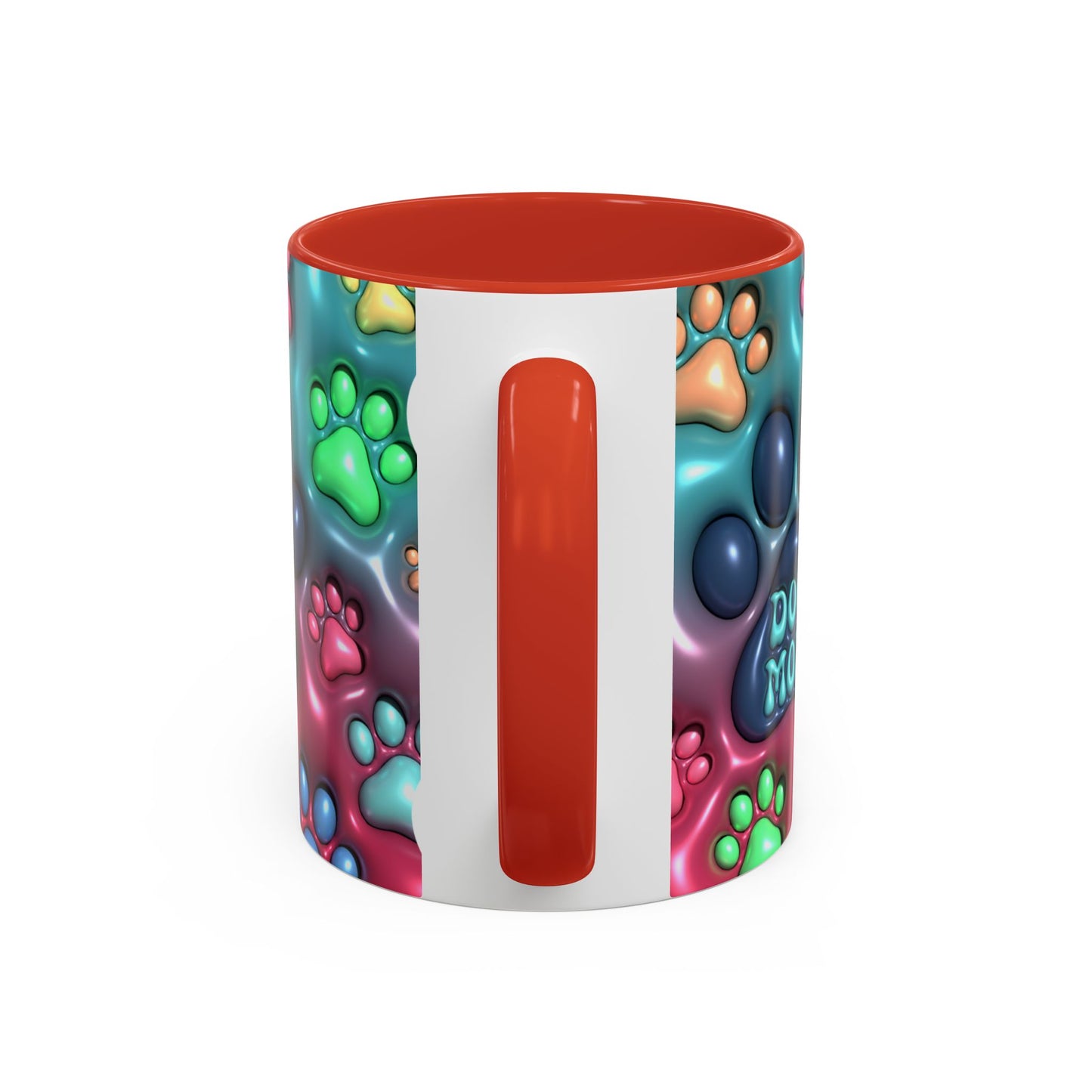 Pet Lover Gift, Pastel Paw Print Mug, Dog Mom Magic Mug