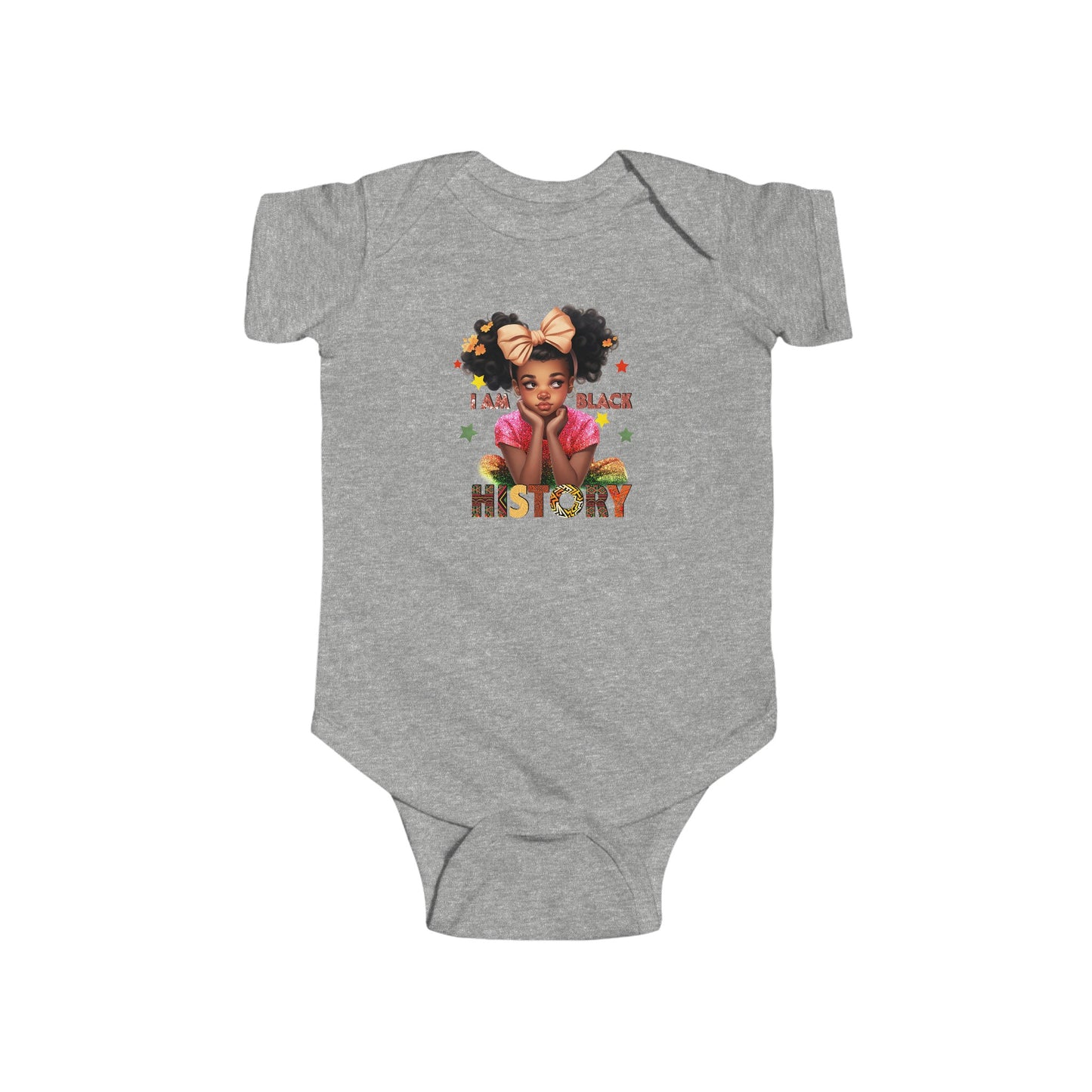 I Am Black History Baby Bodysuit - Empowering Newborn Gift