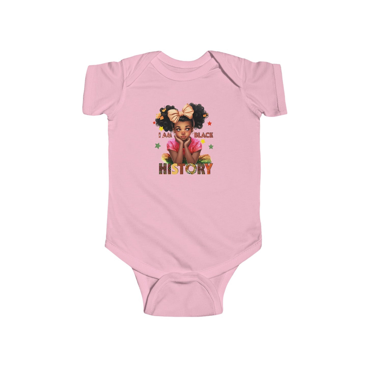 I Am Black History Baby Bodysuit - Empowering Newborn Gift