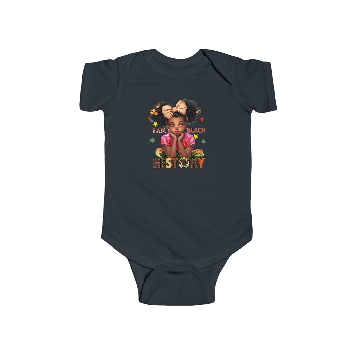 I Am Black History Baby Bodysuit - Empowering Newborn Gift