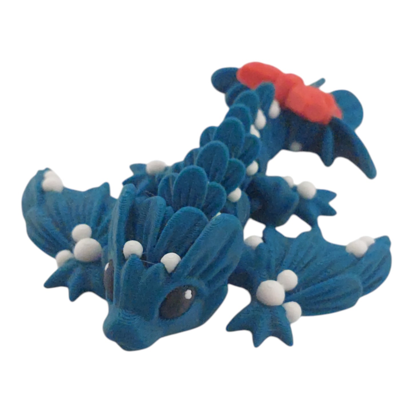 Articulated Mistle Toe Christmas Winter Dragon and Wyvern - 3D Printed Fantasy Creature - Custom Colors - Cinderwing3d