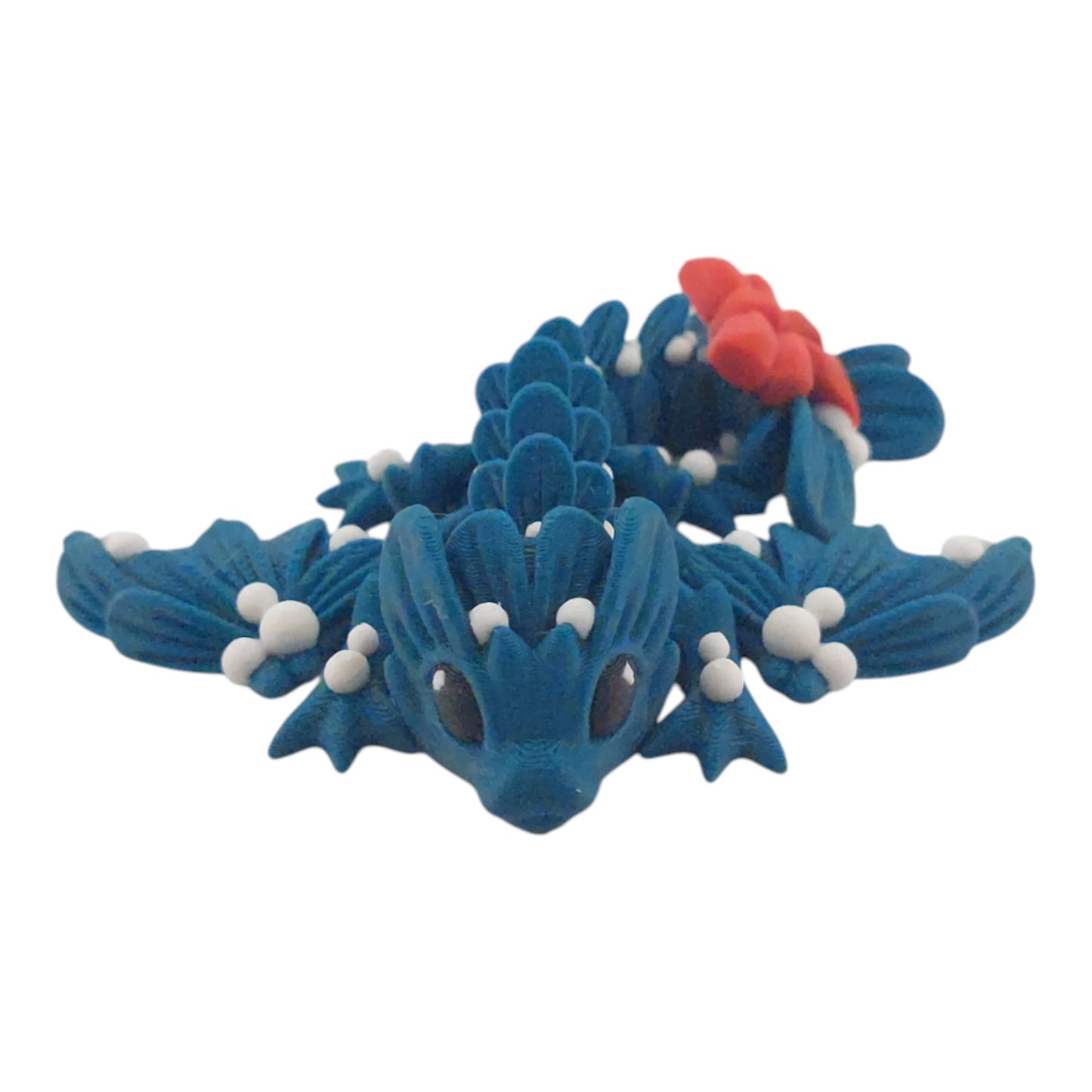 Articulated Mistle Toe Christmas Winter Dragon and Wyvern - 3D Printed Fantasy Creature - Custom Colors - Cinderwing3d