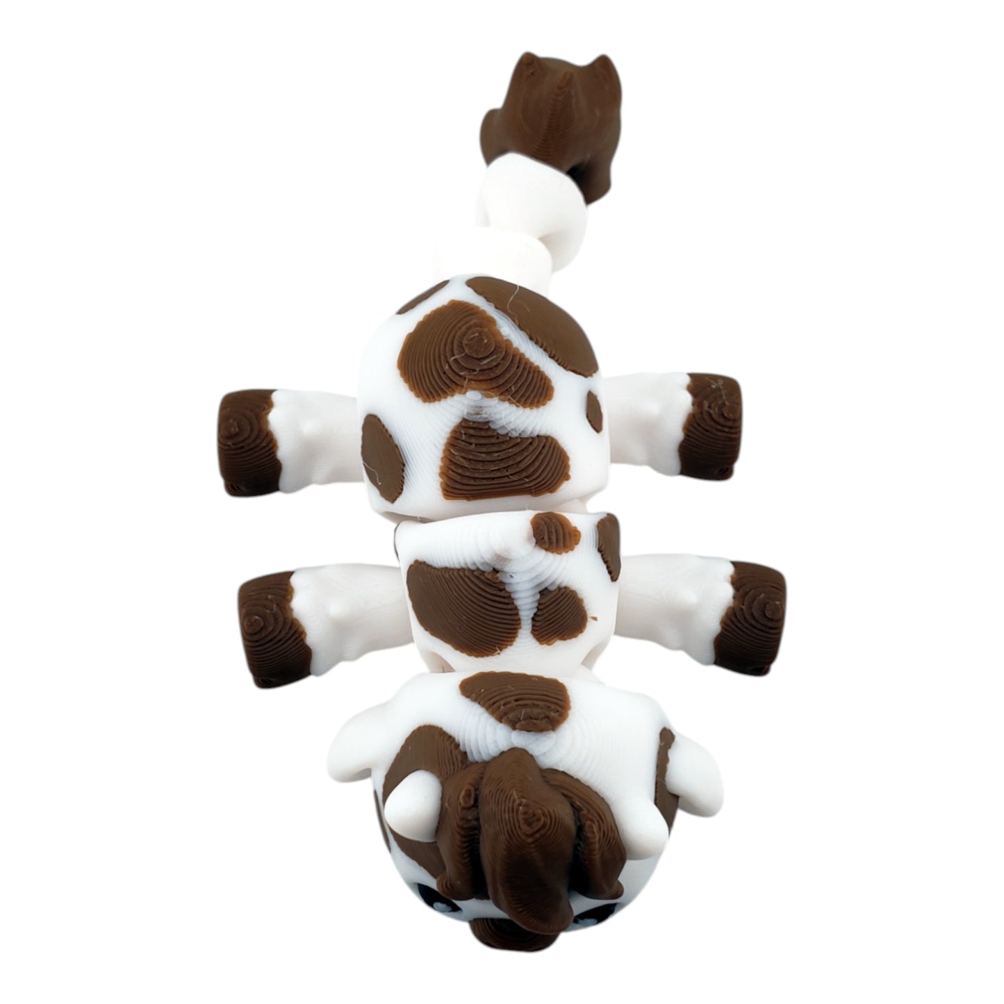 1 Articulated Cow About 5 Inches - Decor Gift - 3D Printed Fantasy Creature - Authorized Seller