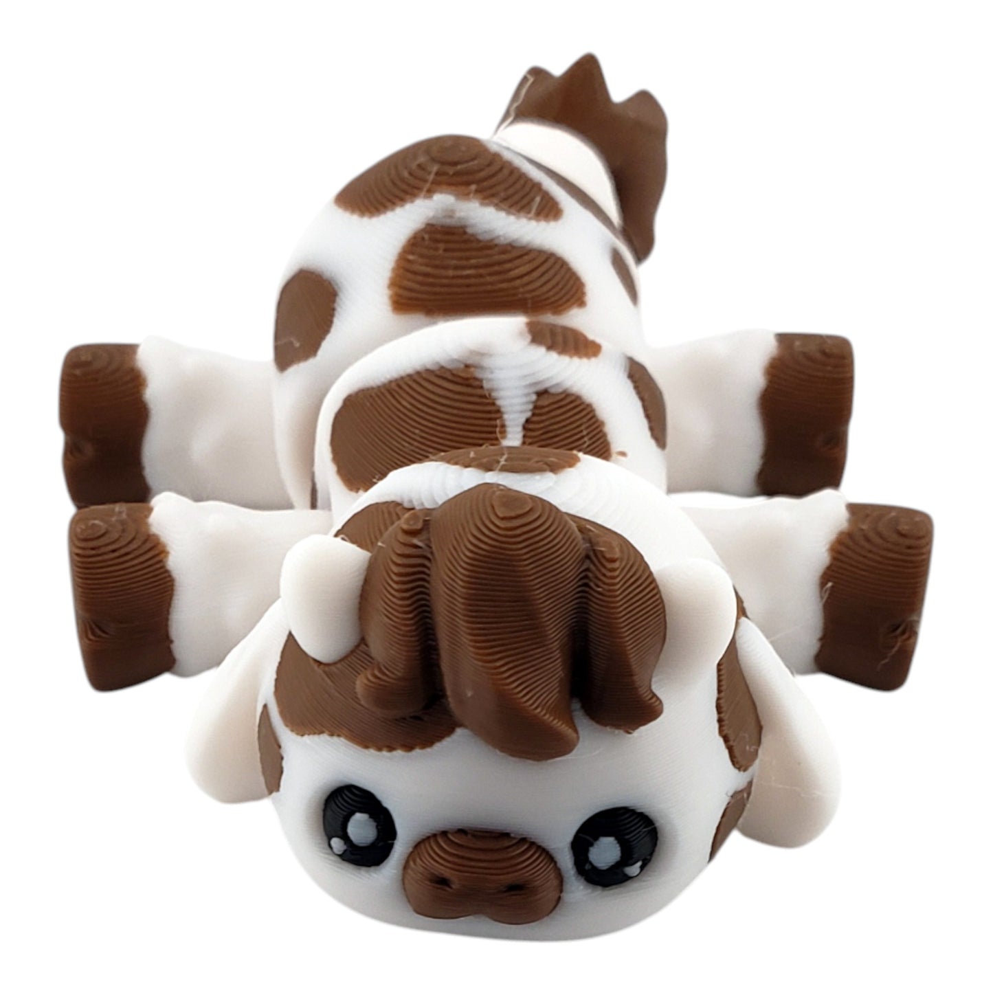 1 Articulated Cow About 5 Inches - Decor Gift - 3D Printed Fantasy Creature - Authorized Seller