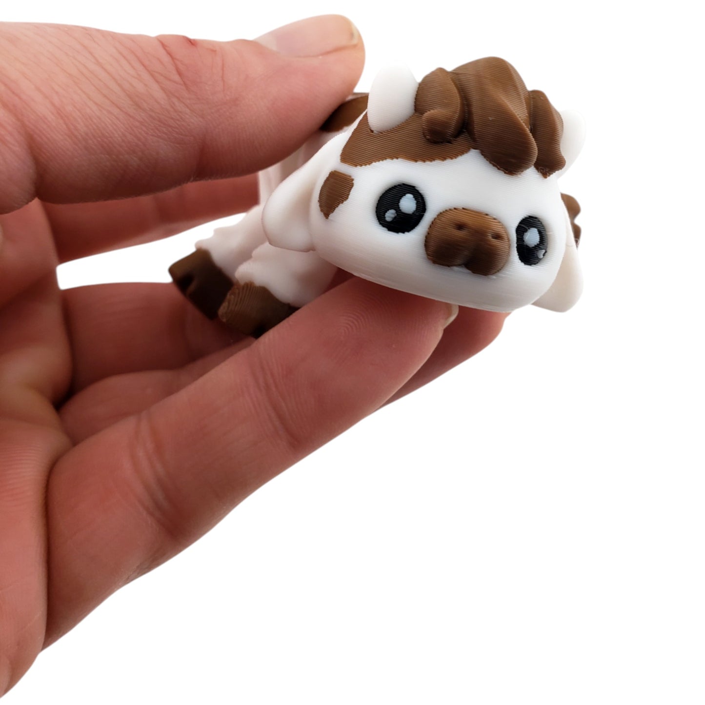 1 Articulated Cow About 5 Inches - Decor Gift - 3D Printed Fantasy Creature - Authorized Seller