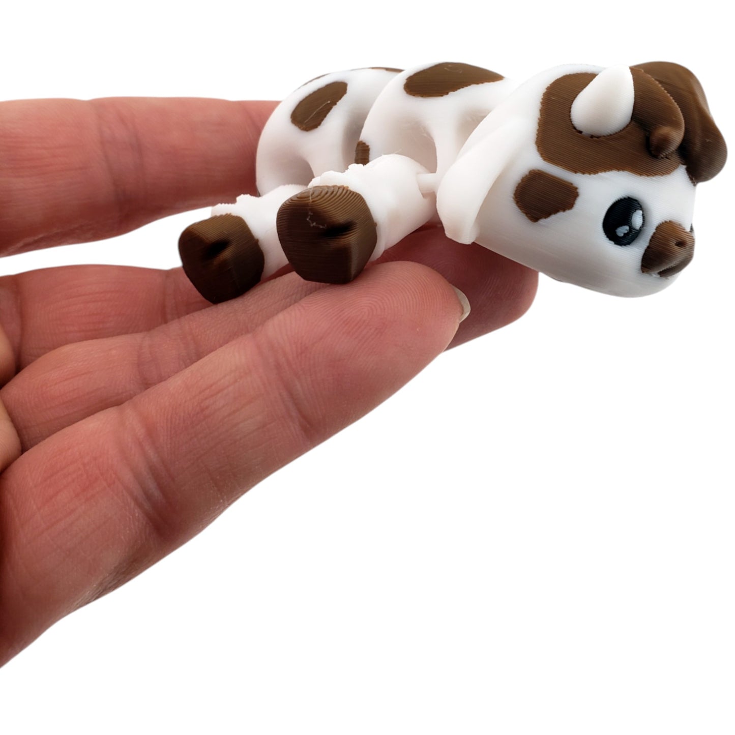 1 Articulated Cow About 5 Inches - Decor Gift - 3D Printed Fantasy Creature - Authorized Seller