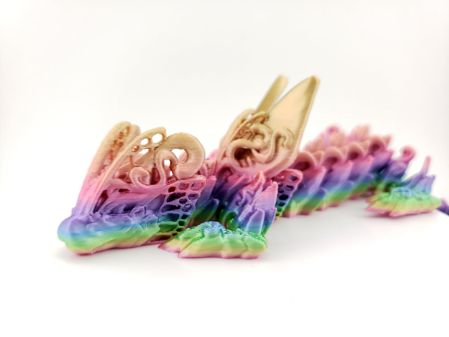 Articulated Butterfly Dragon - Unique Gift - Desk Decor