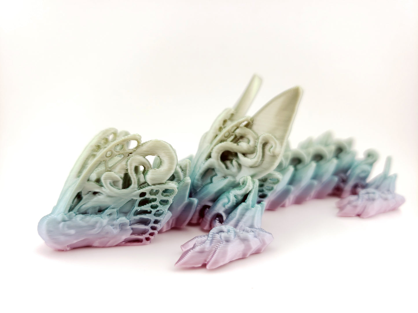 Articulated Butterfly Dragon - Unique Gift - Desk Decor