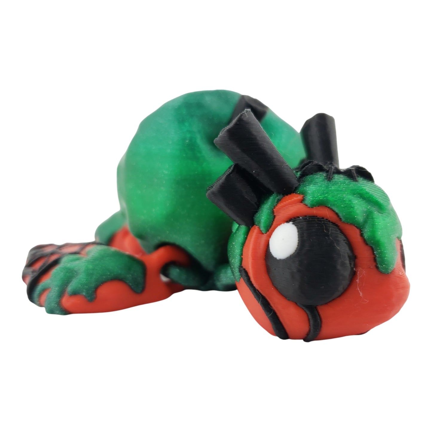Poison Apple Turtle – Articulated 3D Printed Fantasy Figurine | Dark Apple-Inspired Collectible by Cinderwing3D