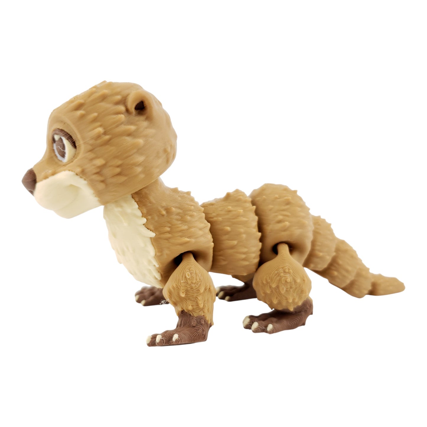Articulated Otter – 3D Printed Fantasy Collectible | Poseable Aquatic Figurine