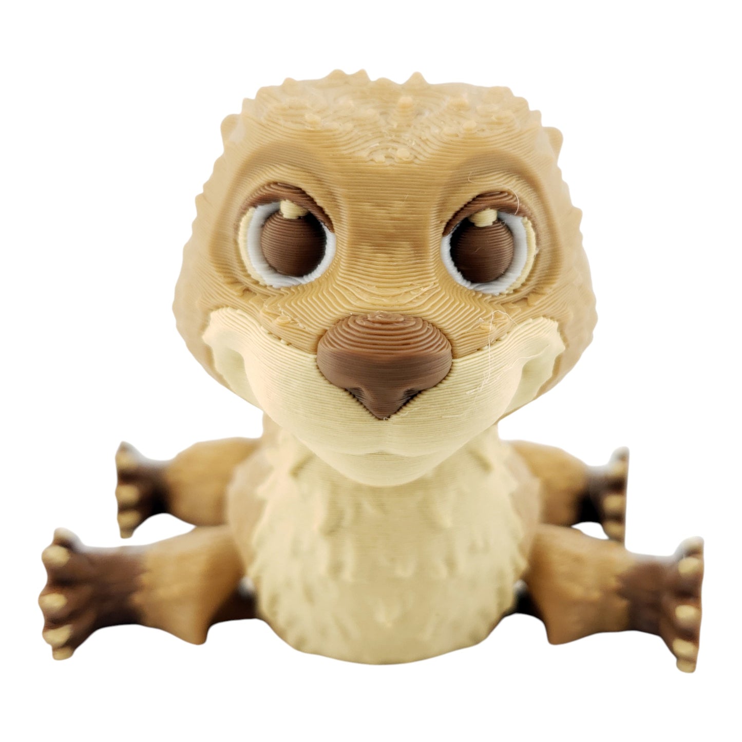 Articulated Otter – 3D Printed Fantasy Collectible | Poseable Aquatic Figurine