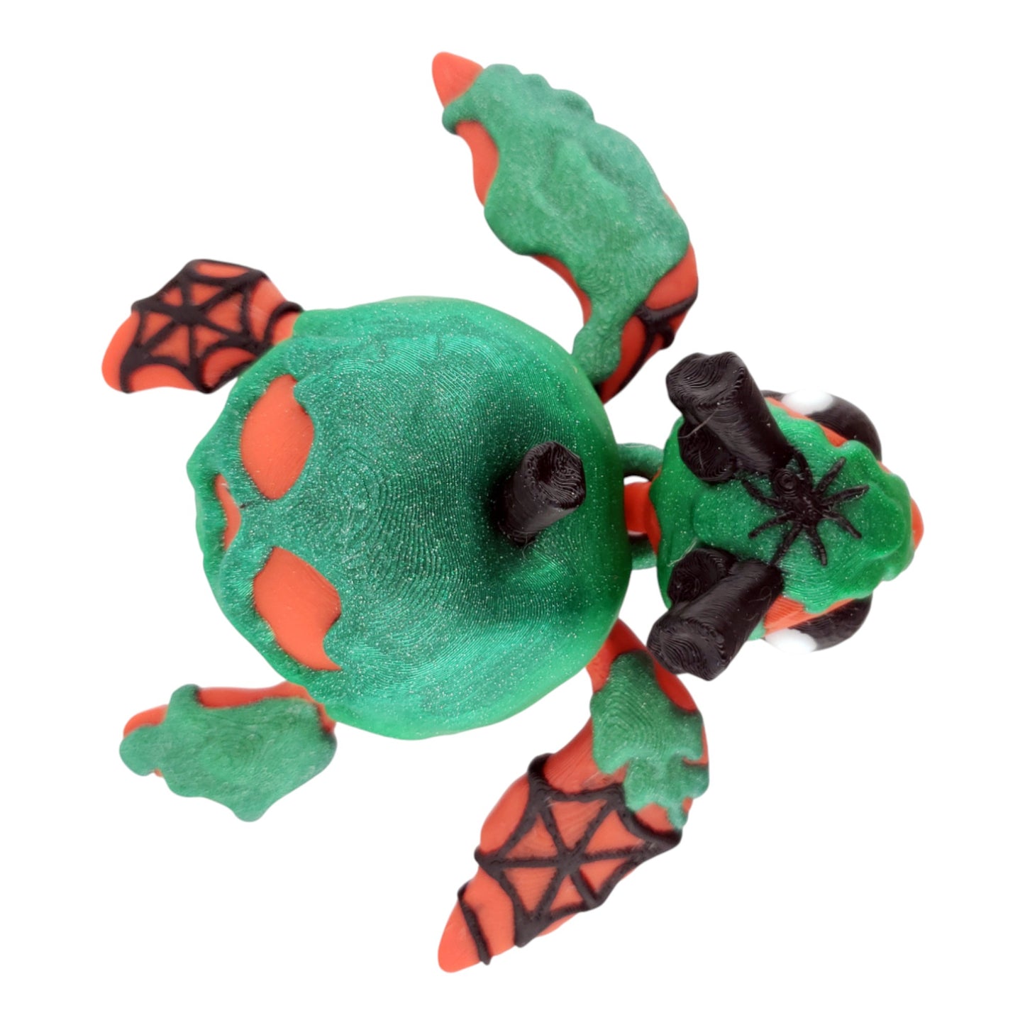 Poison Apple Turtle – Articulated 3D Printed Fantasy Figurine | Dark Apple-Inspired Collectible by Cinderwing3D