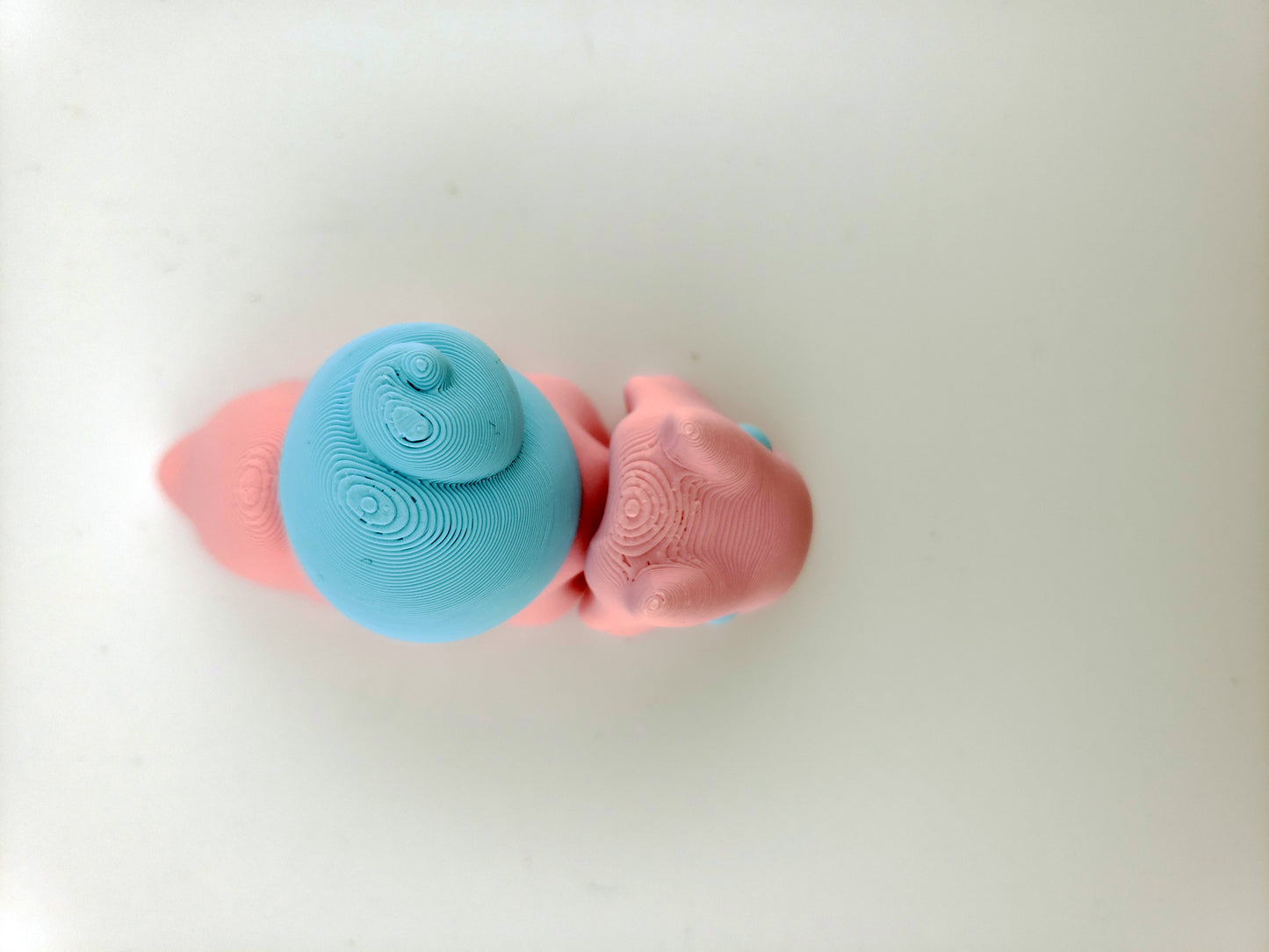 1 Articulated Pastel Snail - Decor Gift - 3D Printed Fantasy Creature - Authorized Seller