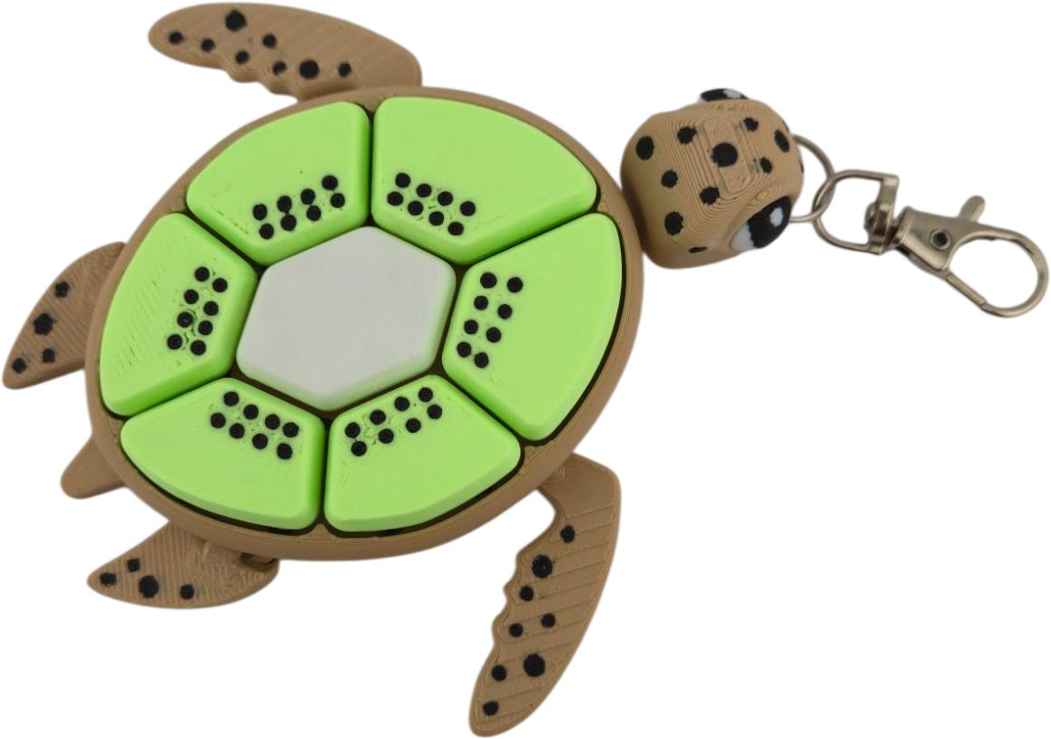 Turtle Fidget Clickers - Desktop and Keychains - Sensory Figures, Mechanical Keys - Autism, ADHD, Stress, Anxiety Relief