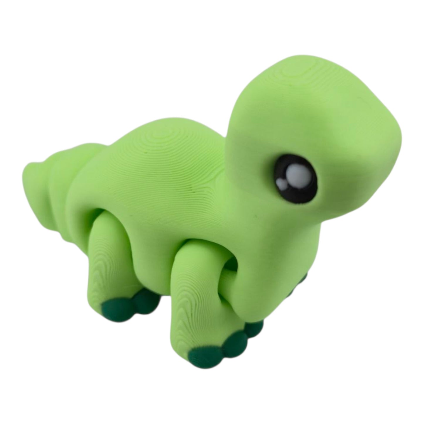 The Geek Galleria Dino & Egg Set – 3D Printed Articulated Dinosaurs in Red, Pink, and Green