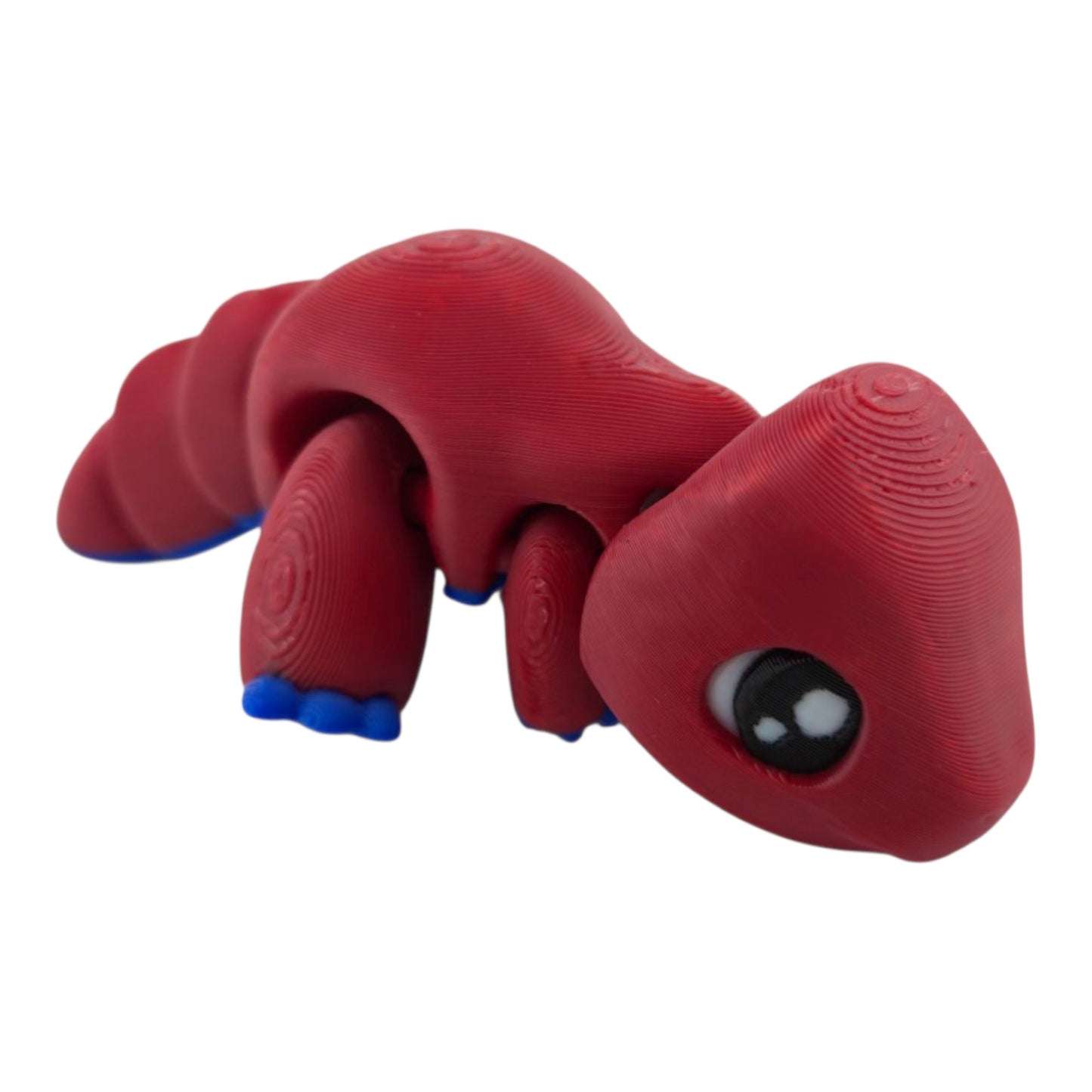 The Geek Galleria Dino & Egg Set – 3D Printed Articulated Dinosaurs in Red, Pink, and Green