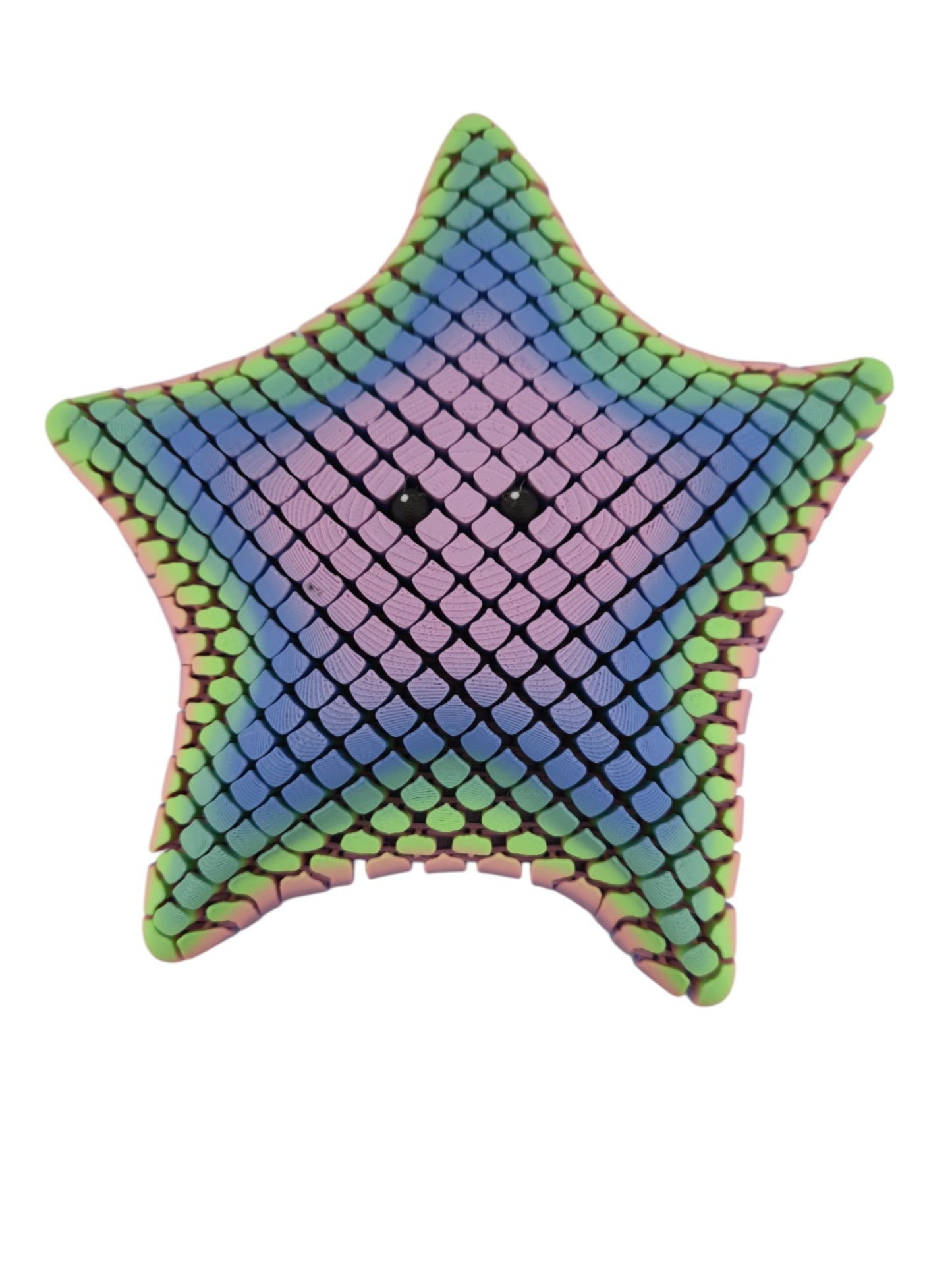Flexible Pixel Starfish – Large 6.5" Articulated Sea Star Fidget Figure