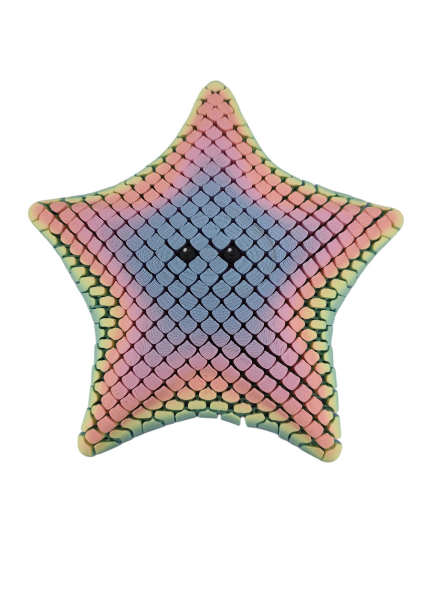 Flexible Pixel Starfish – Large 6.5" Articulated Sea Star Fidget Figure