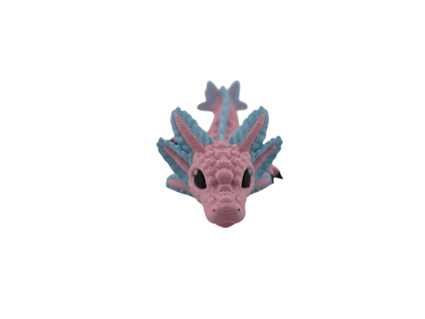 Baby Axolotl Dragon – 3D Printed Articulated Fantasy Figurine | Adorable Aquatic Collectible by Cinderwing3D