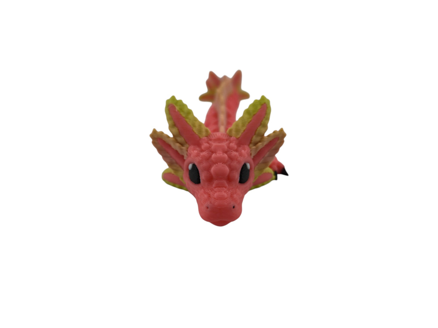 Baby Axolotl Dragon – 3D Printed Articulated Fantasy Figurine | Adorable Aquatic Collectible by Cinderwing3D