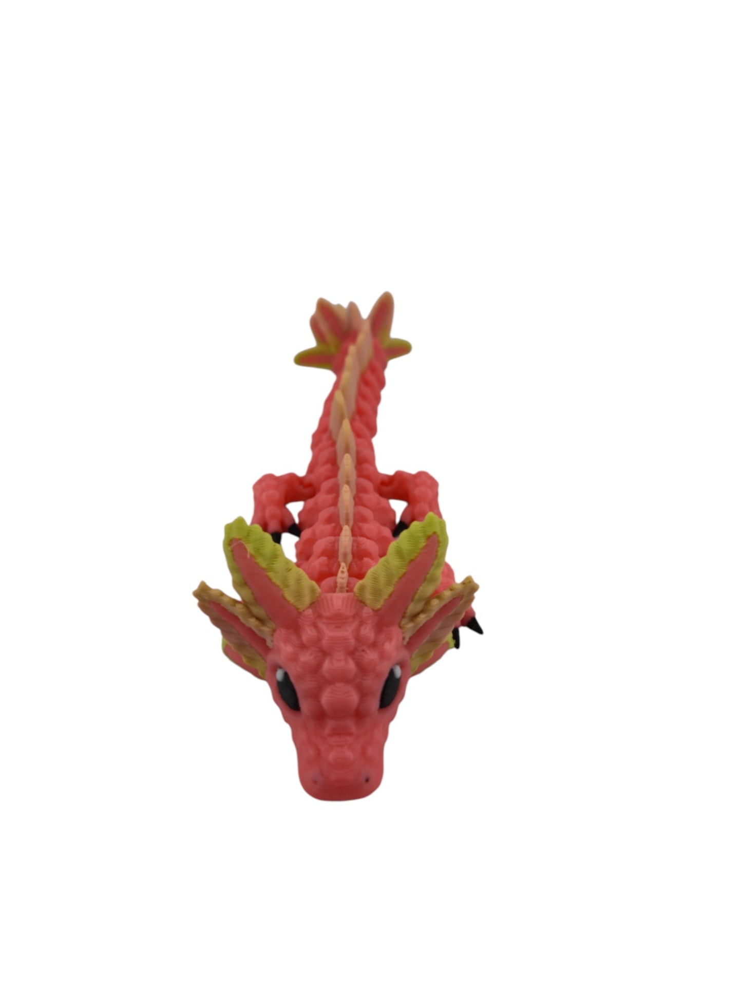 Baby Axolotl Dragon – 3D Printed Articulated Fantasy Figurine | Adorable Aquatic Collectible by Cinderwing3D