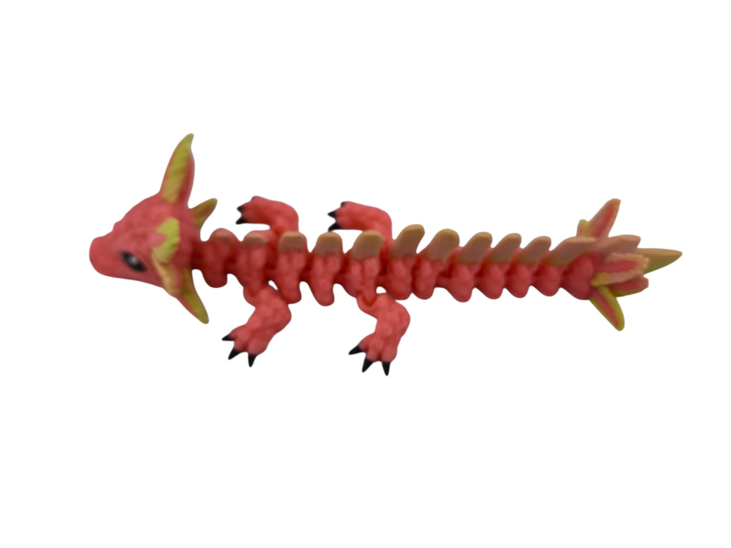 Baby Axolotl Dragon – 3D Printed Articulated Fantasy Figurine | Adorable Aquatic Collectible by Cinderwing3D