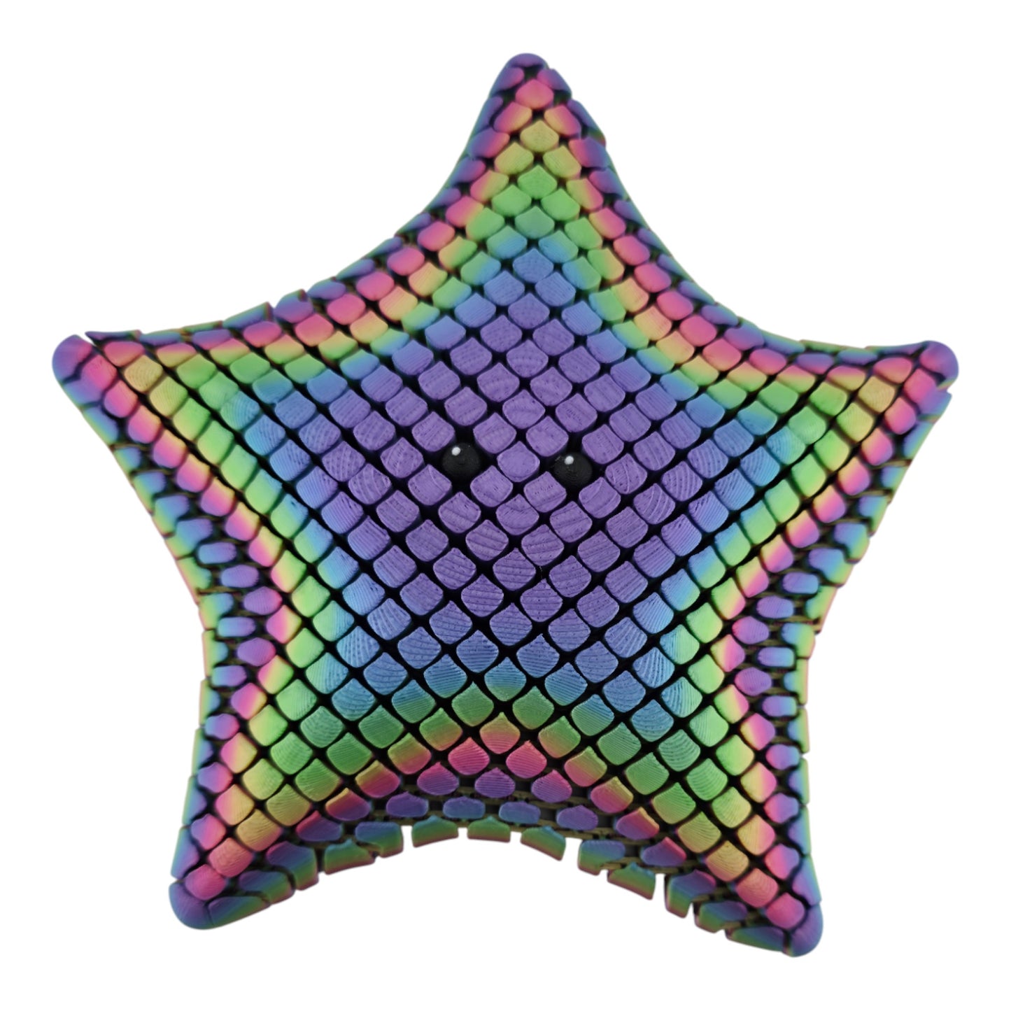 Flexible Pixel Starfish – Large 6.5" Articulated Sea Star Fidget Figure