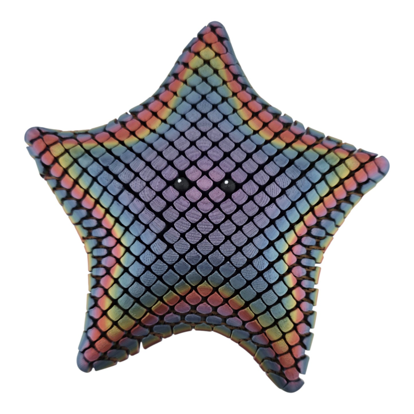 Flexible Pixel Starfish – Large 6.5" Articulated Sea Star Fidget Figure