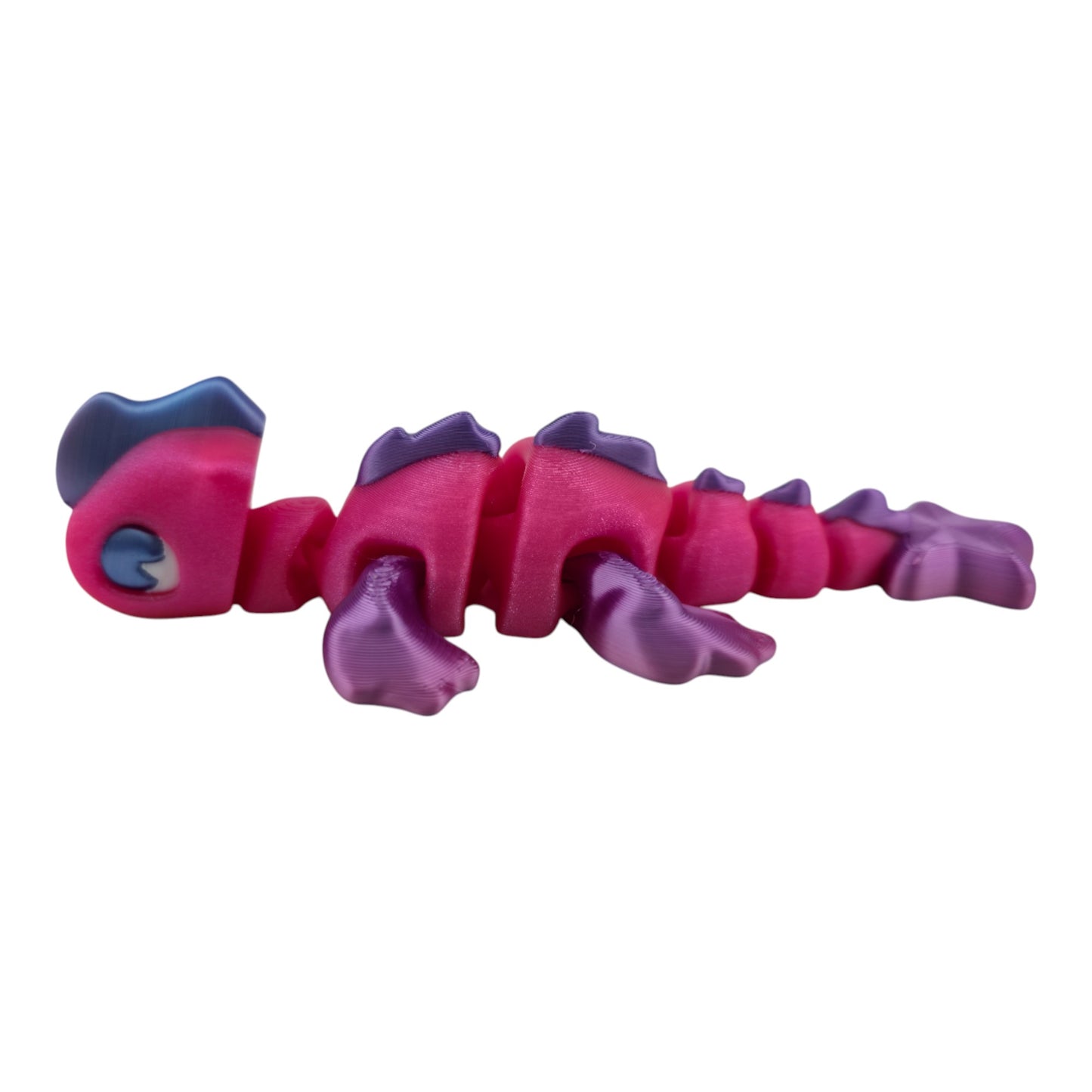 Lochi the Sea Dragon – 3D Printed Articulated Fantasy Figurine | Pink Ocean Monster Collectible