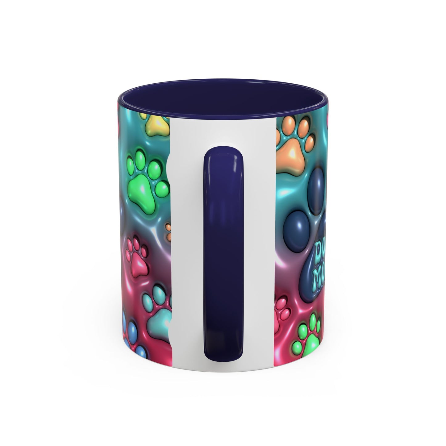 Pet Lover Gift, Pastel Paw Print Mug, Dog Mom Magic Mug