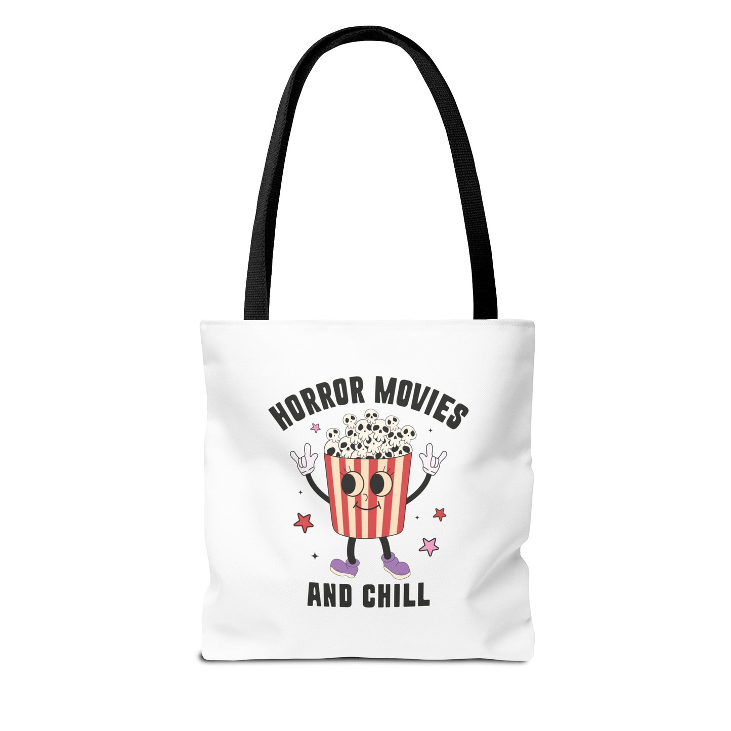 Horror Movies and Chill Popcorn Tote Bag