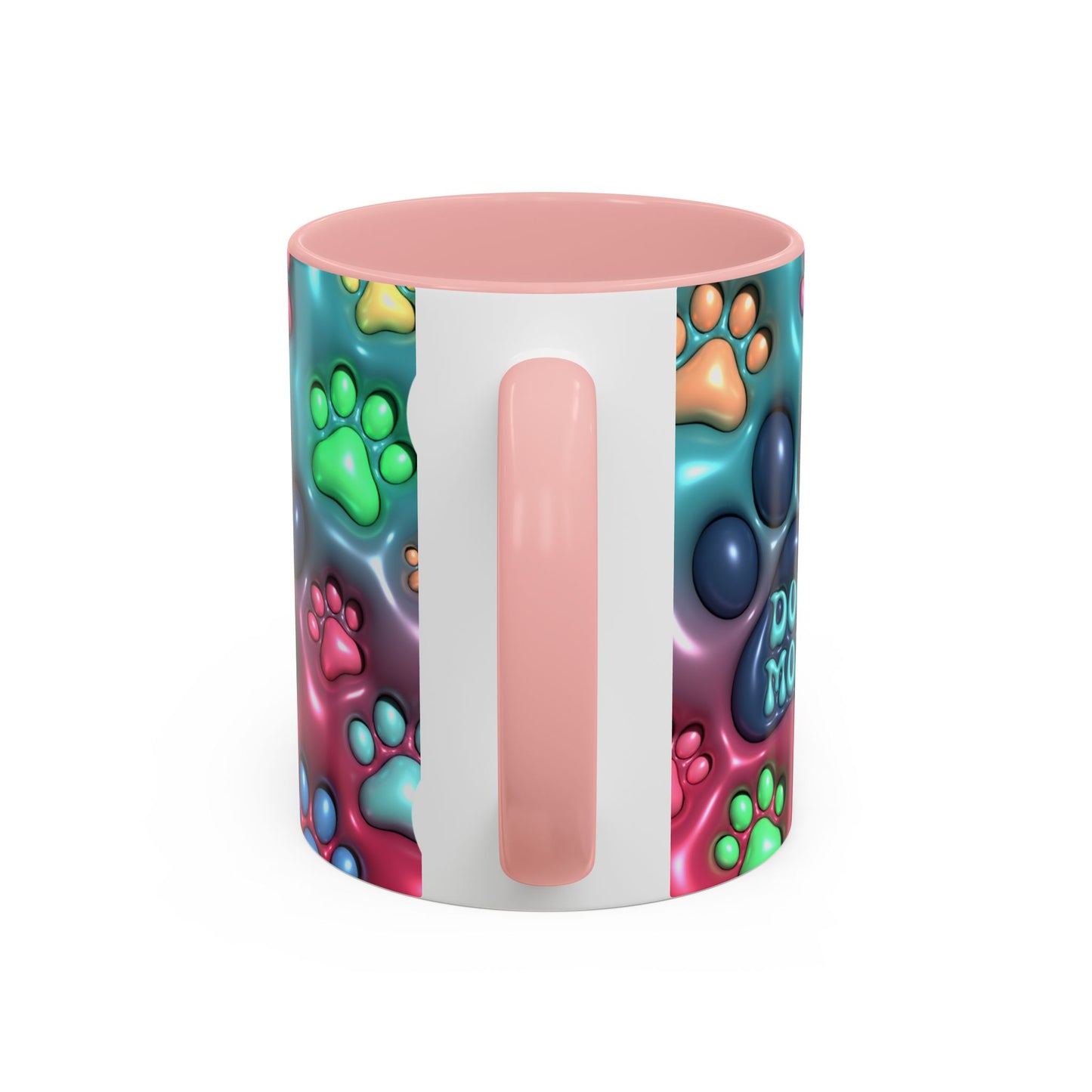 Pet Lover Gift, Pastel Paw Print Mug, Dog Mom Magic Mug