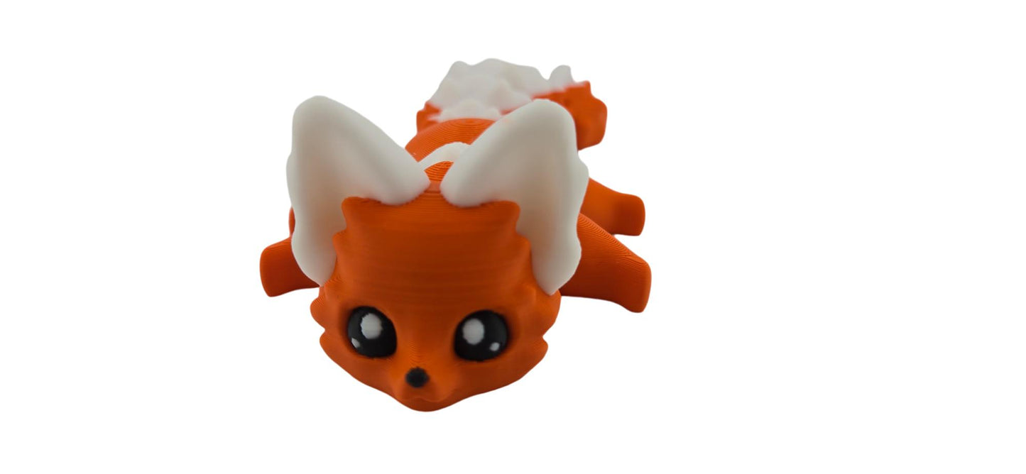 Forest Fox 7.5 Inches - 3D Printed Fidget Fantasy Creature