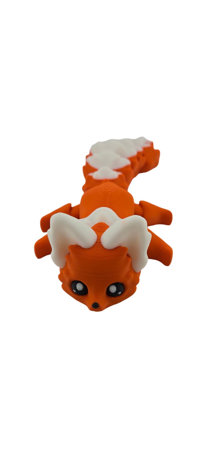 Forest Fox 7.5 Inches - 3D Printed Fidget Fantasy Creature