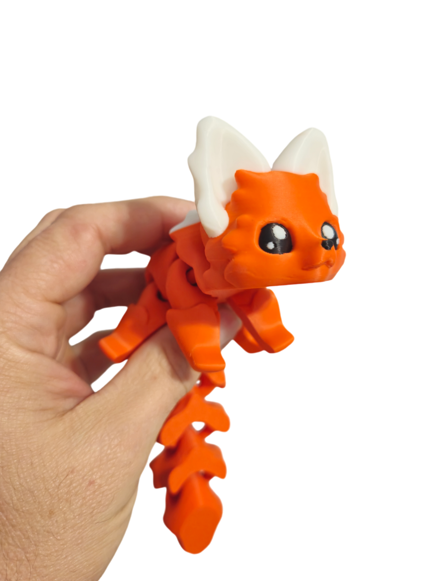 Forest Fox 7.5 Inches - 3D Printed Fidget Fantasy Creature