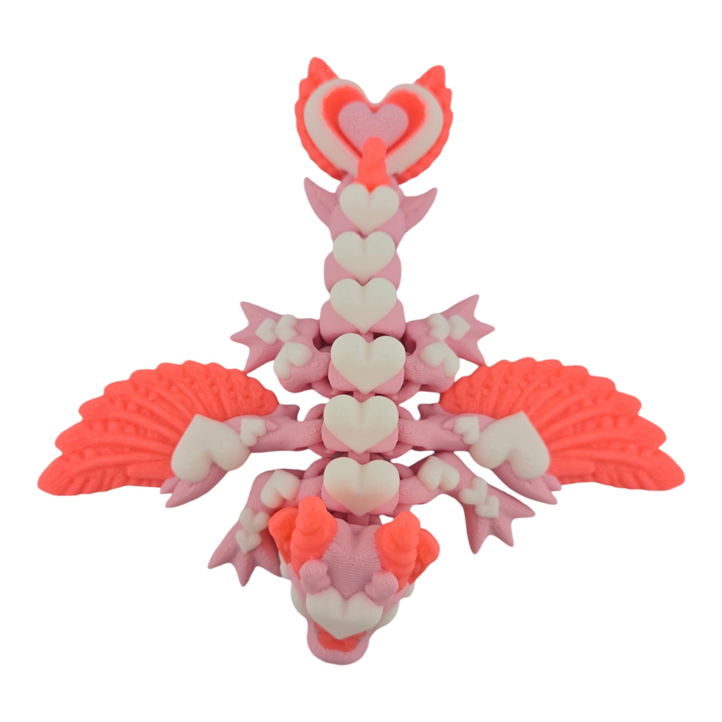 Baby Love Dragon – Articulated Desk Decor | Valentine’s Day Heart Dragon | 3D Printed Fidget Figure