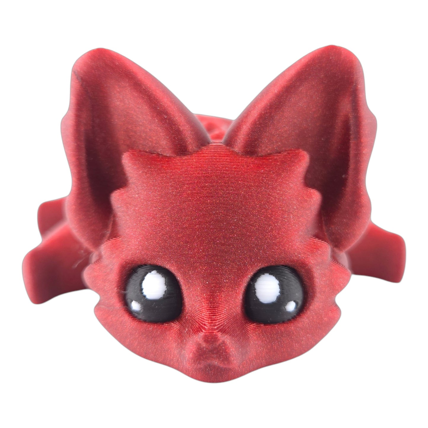 Articulated Cute Flexi Fox 7.5 Inches - 3D Printed Fantasy - Customizable Colors - Authorized Seller - Articulated Desk Buddy