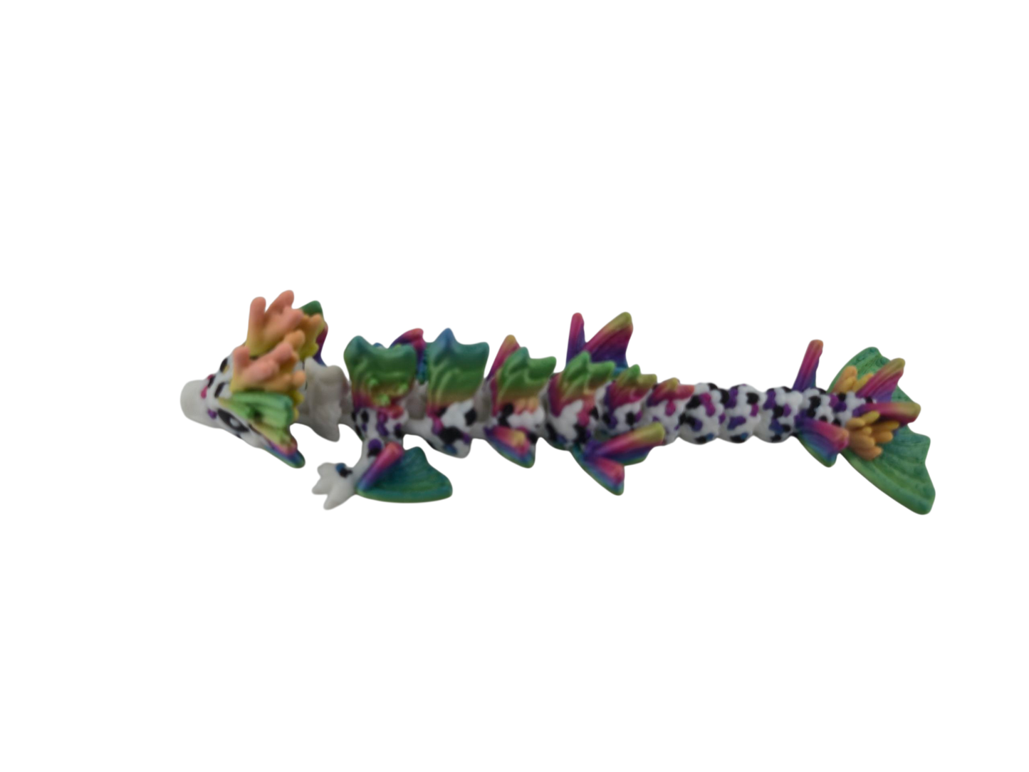 Baby Koi Dragon – 6" Articulated Fantasy Figure | 3D Printed Collectible | Japanese-Inspired Desk & Shelf Decor