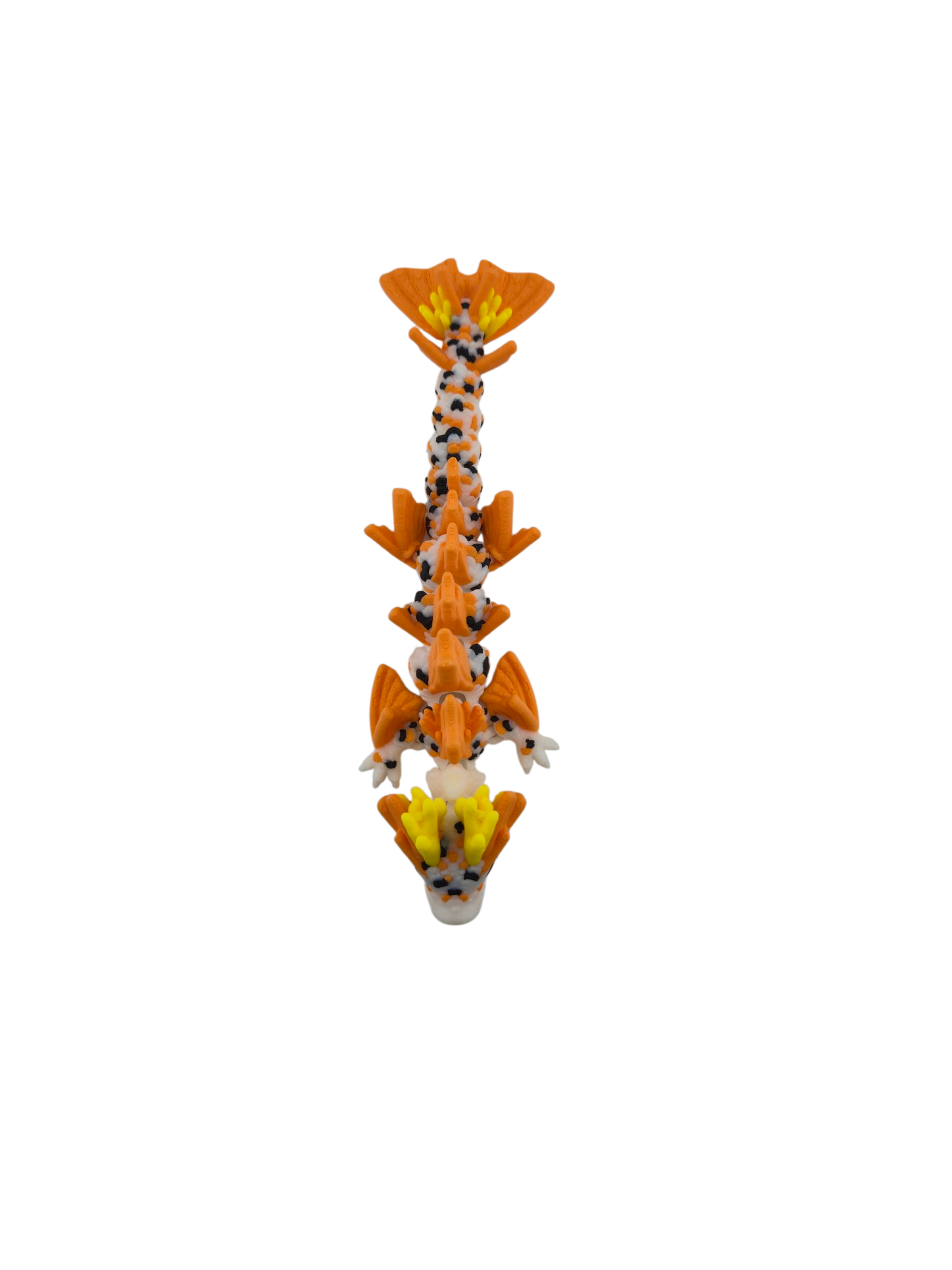 Baby Koi Dragon – 6" Articulated Fantasy Figure | 3D Printed Collectible | Japanese-Inspired Desk & Shelf Decor