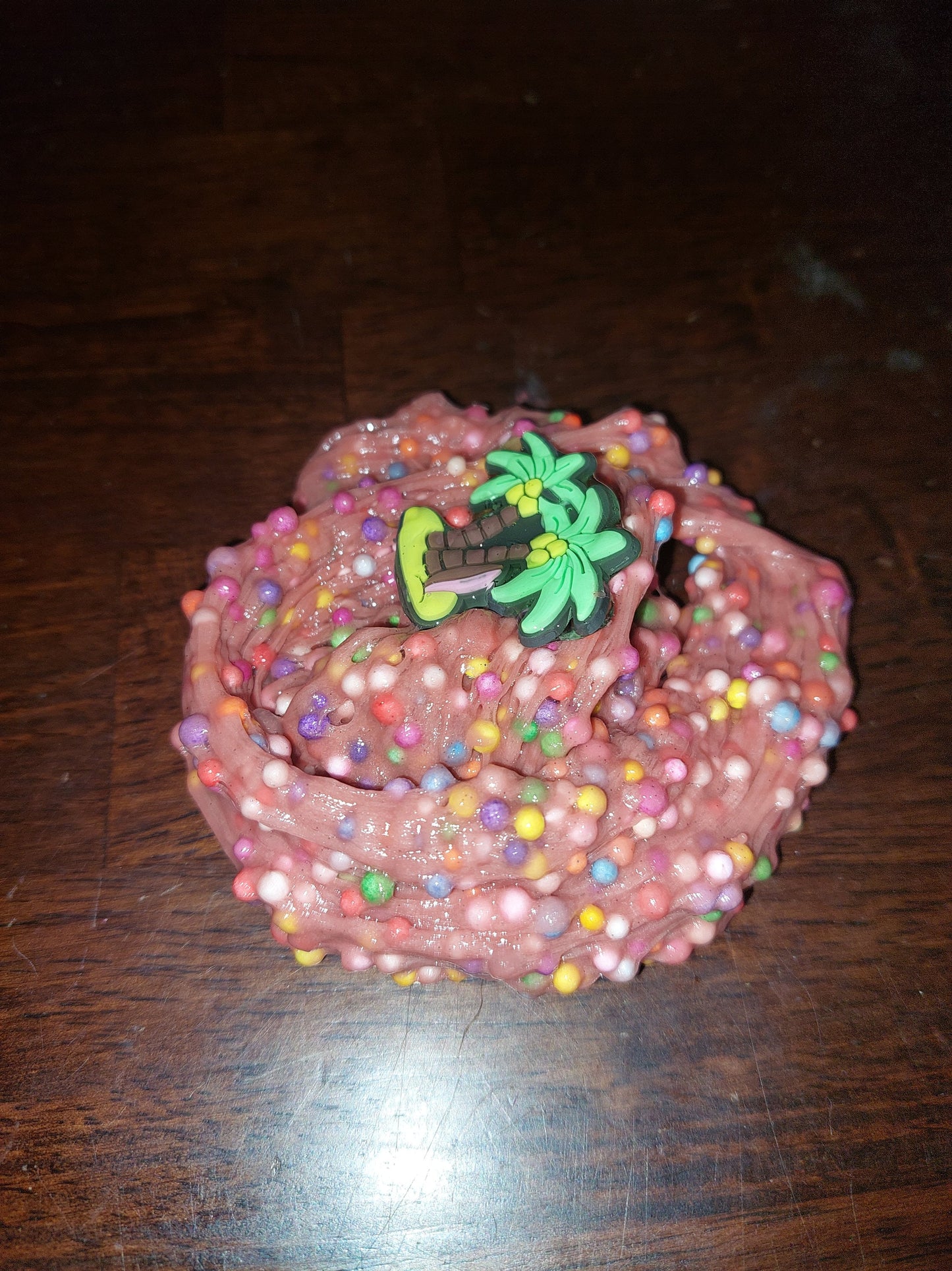 Butter Slime Floam with Foam Bead – 2 Ounce Container with Add-In Charms