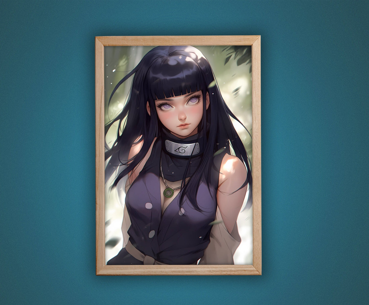 Ninja in the Wind, Art Print, Anime Poster, Waifu, Anime Art
