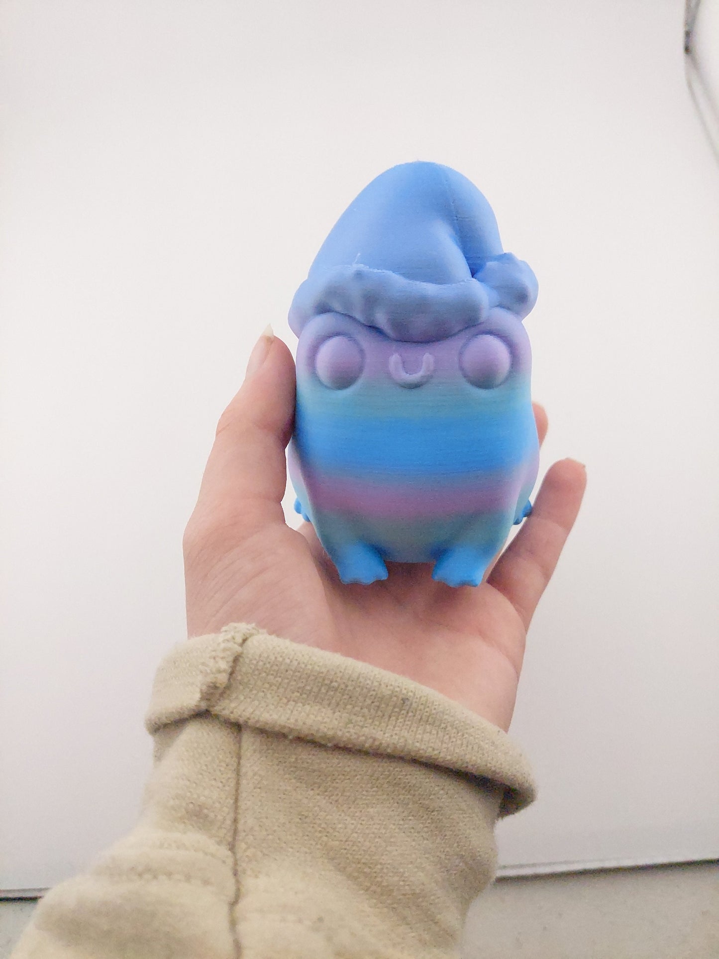 1 Christmas Frog Butt - 3D Printed Figure Fantasy Creature - Authorized Seller