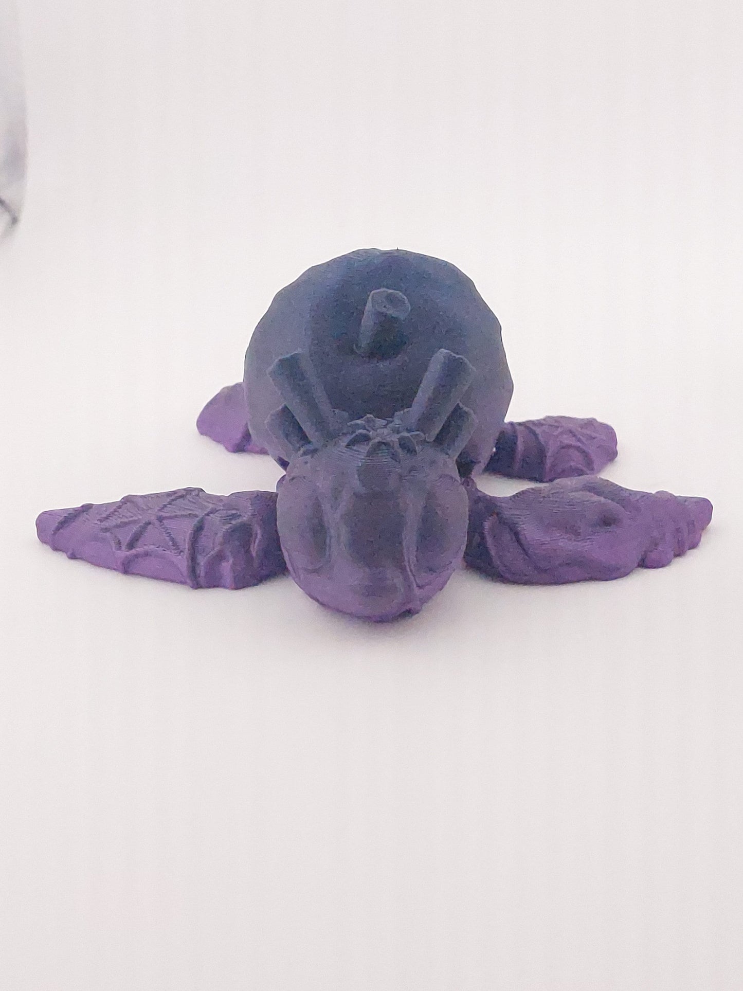 3D-Printed Articulated Poison Apple Turtle Decor Desk Decor Fidget Toy