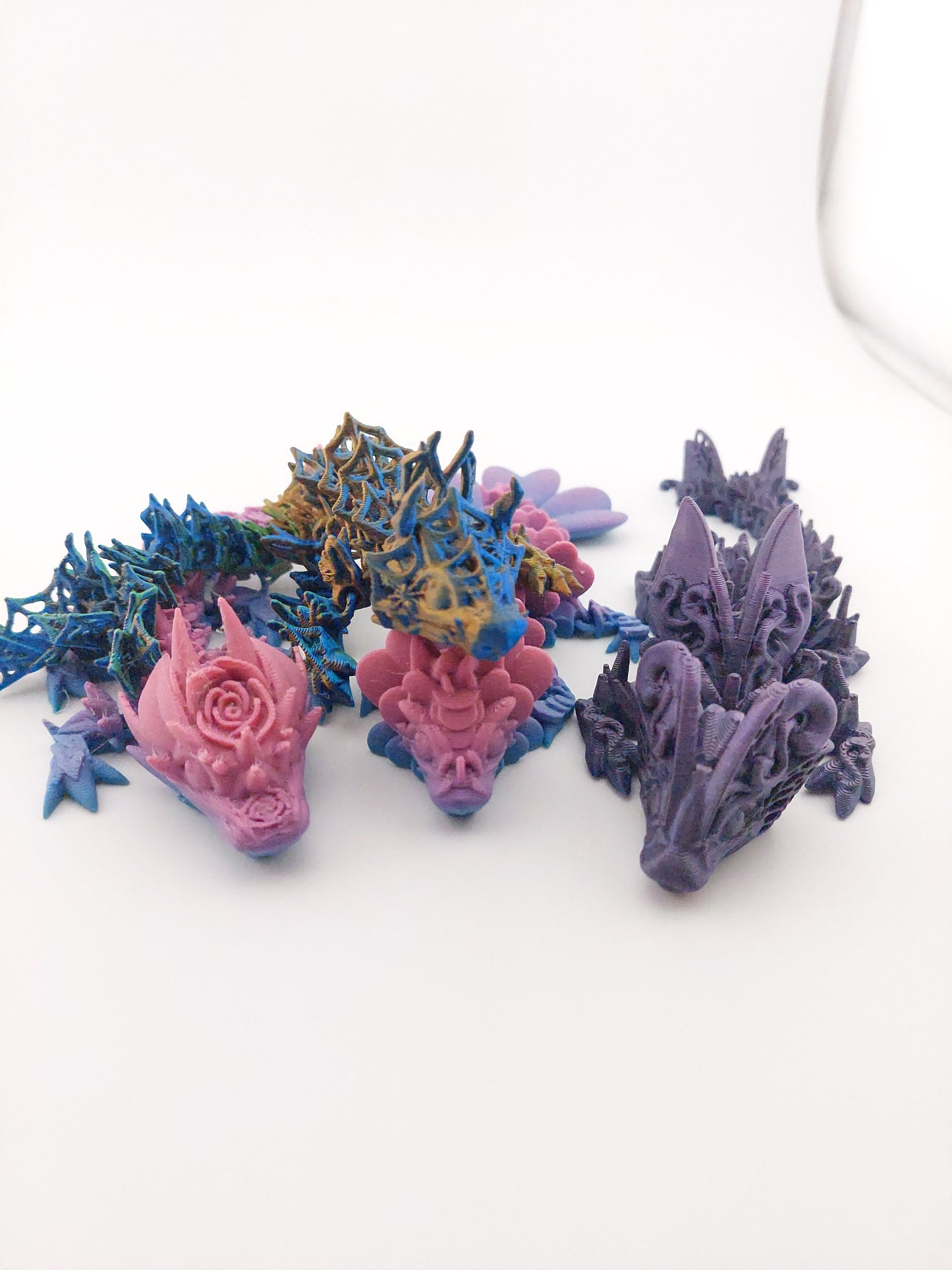 Mystery Baby Dragon Eggs - Articulated Dragons - 3 Different Eggs - Different Dragons - ~6 Inches