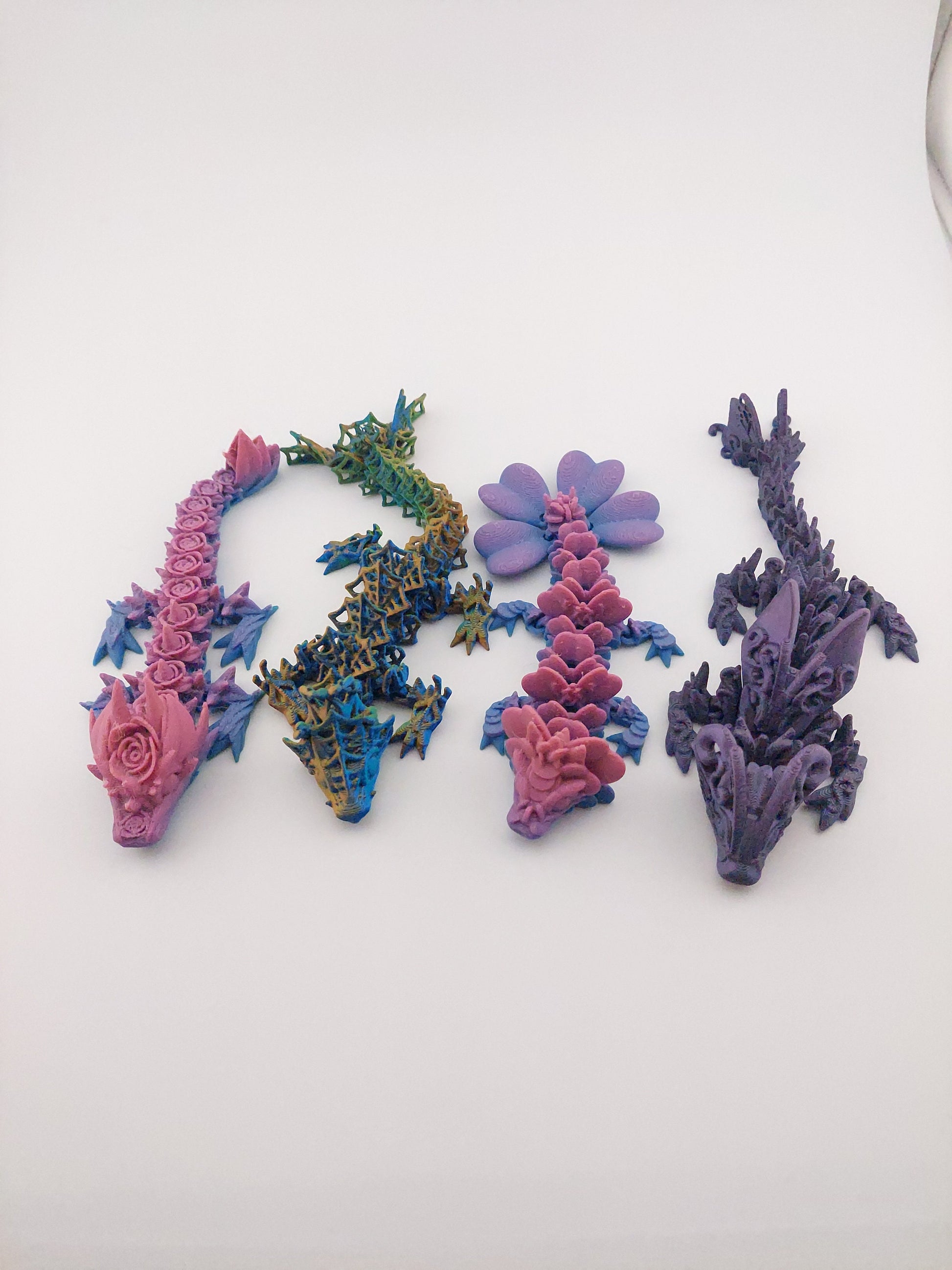 Mystery Baby Dragon Eggs - Articulated Dragons - 3 Different Eggs - Different Dragons - ~6 Inches