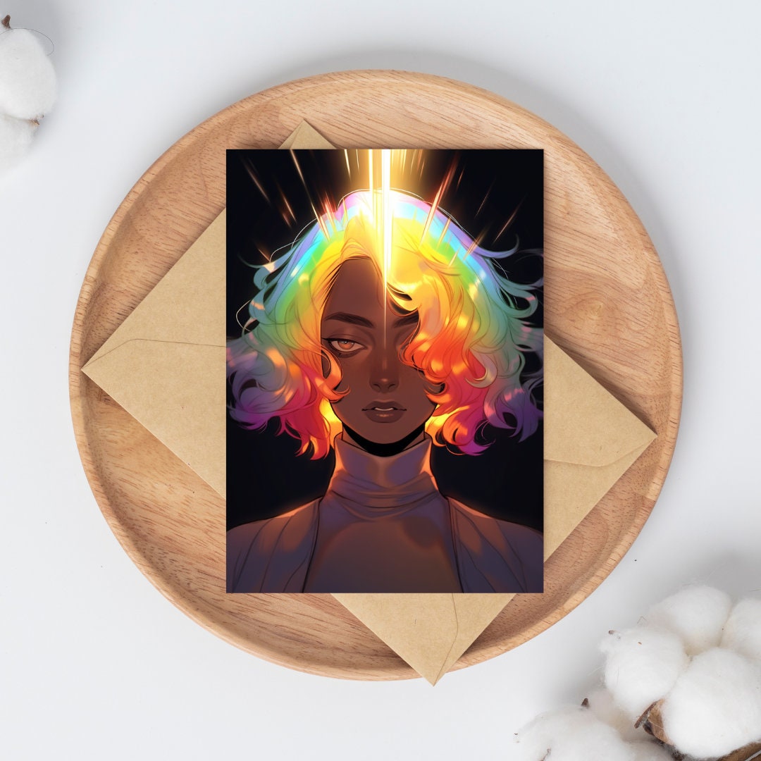 Cosmic Rain Art Print