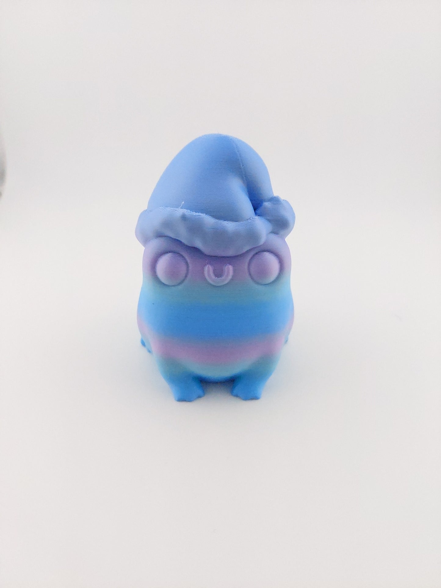 1 Christmas Frog Butt - 3D Printed Figure Fantasy Creature - Authorized Seller