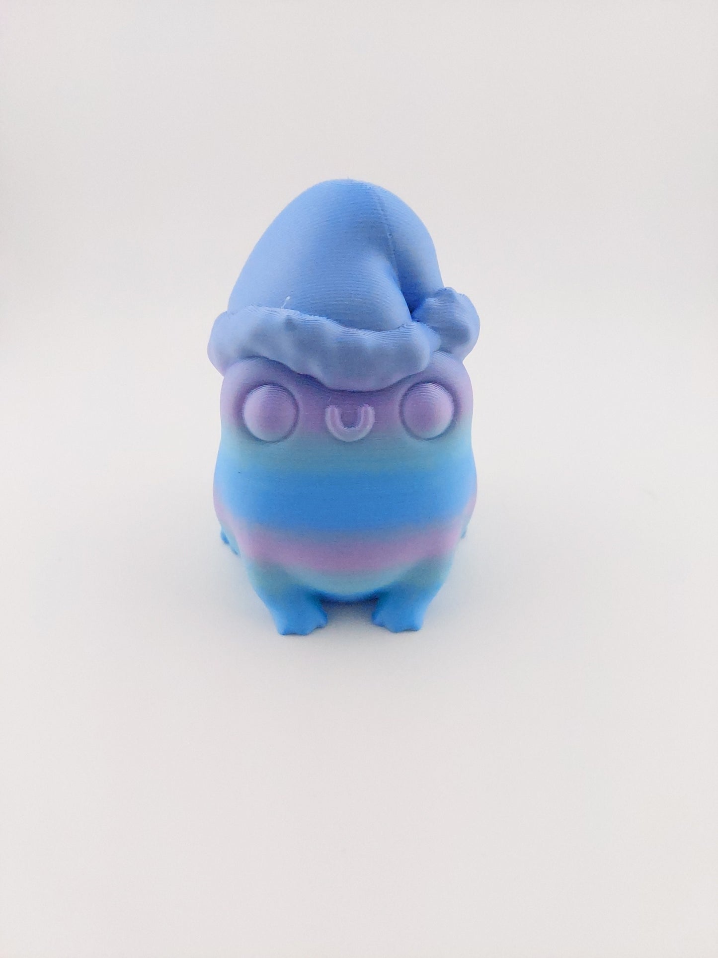 1 Christmas Frog Butt - 3D Printed Figure Fantasy Creature - Authorized Seller