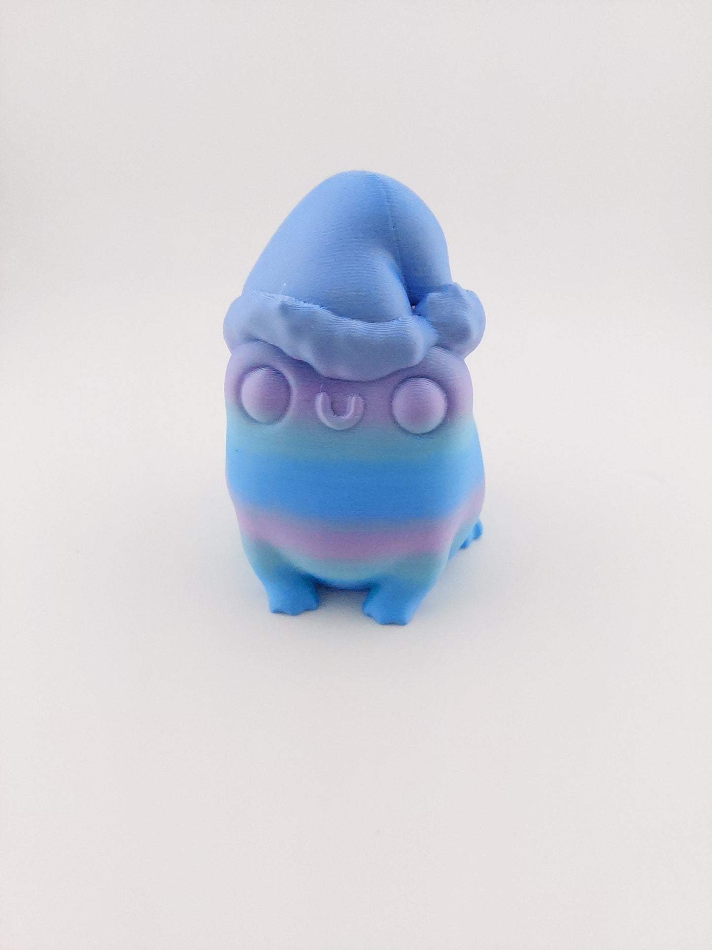1 Christmas Frog Butt - 3D Printed Figure Fantasy Creature - Authorized Seller