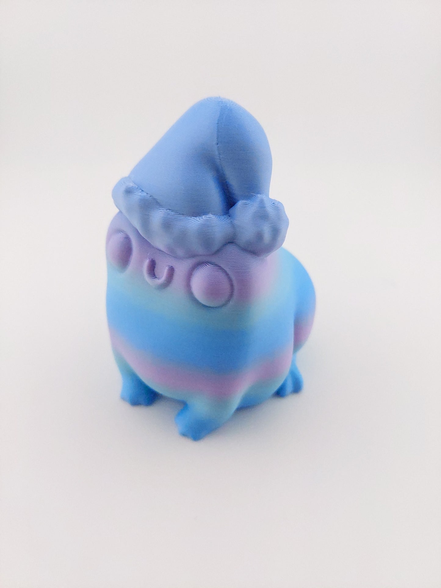 1 Christmas Frog Butt - 3D Printed Figure Fantasy Creature - Authorized Seller